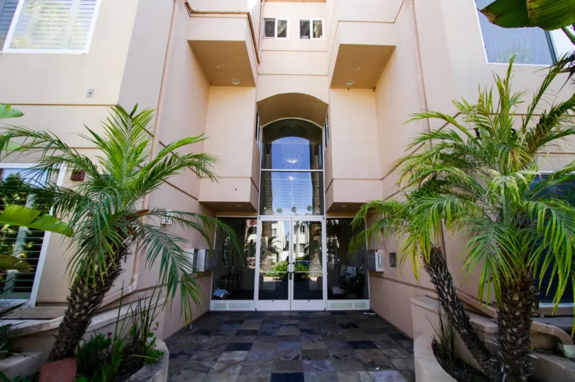 The entrance into Ocean Regency