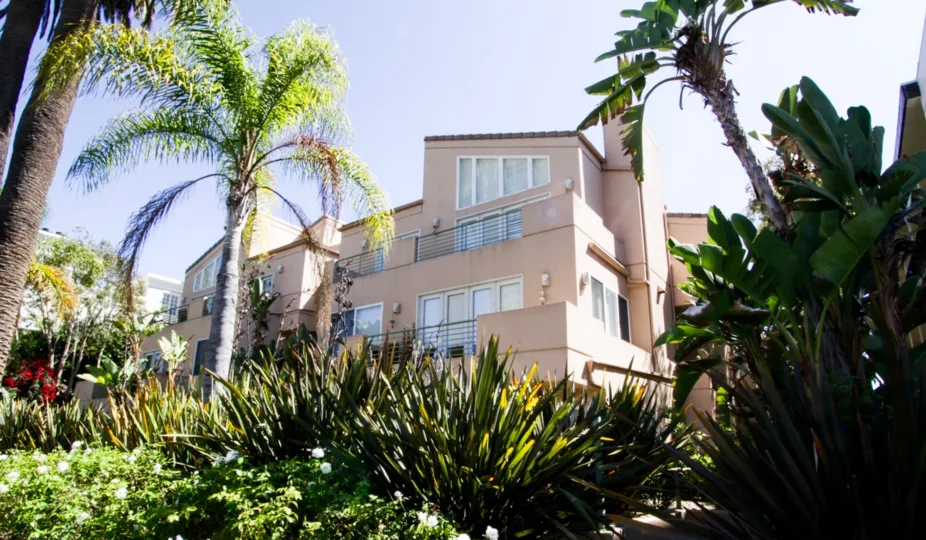 The view of the Ocean Regency in Santa Monica