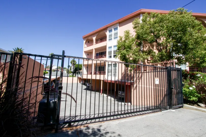 The parking for Pacific Bay Towers in Santa Monica