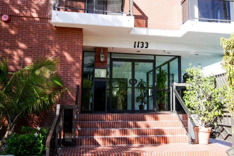 The Palm Tower entrance