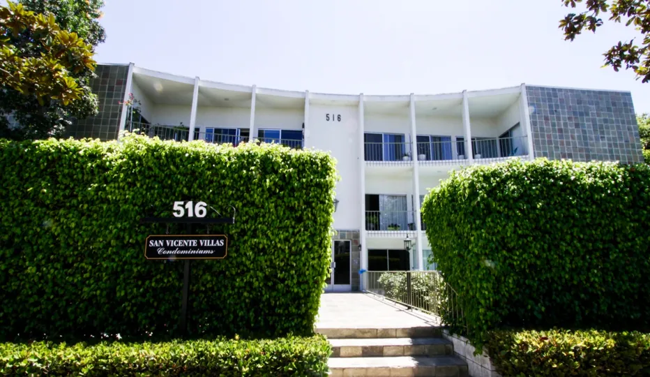 The address at San Vicente Villas in Santa Monica