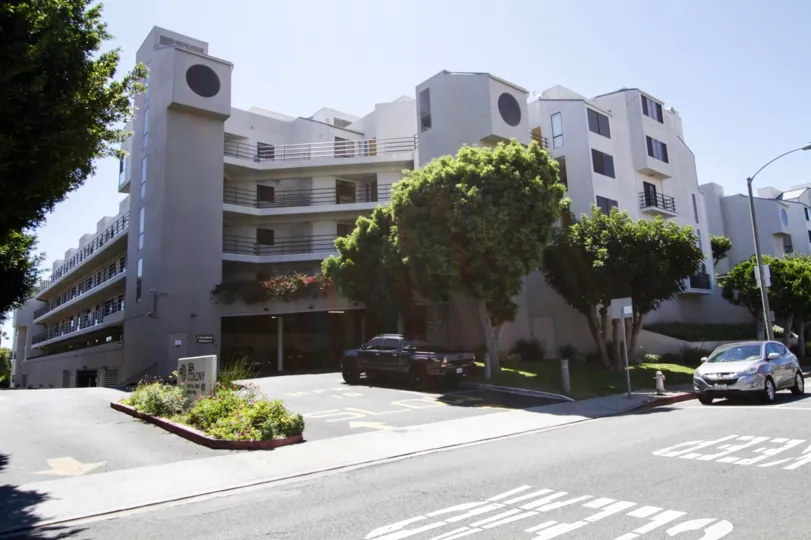 The road in front of Sea Colony II in Santa Monica