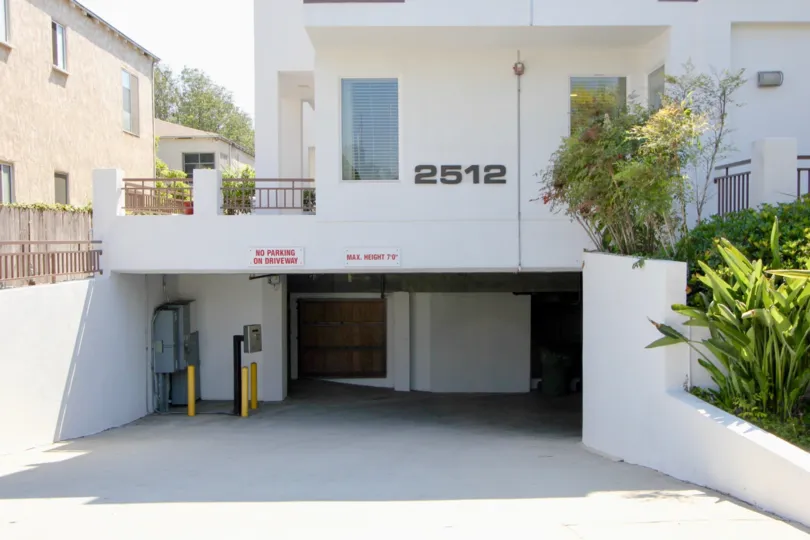 A crispyly white view of 2512 Sunset Park Villas, Santa Monica, California