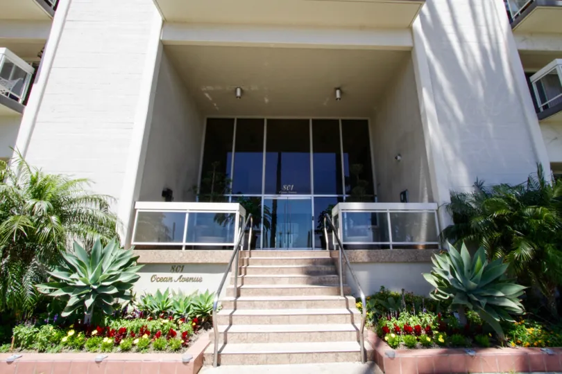 The entrance into The Pacifican