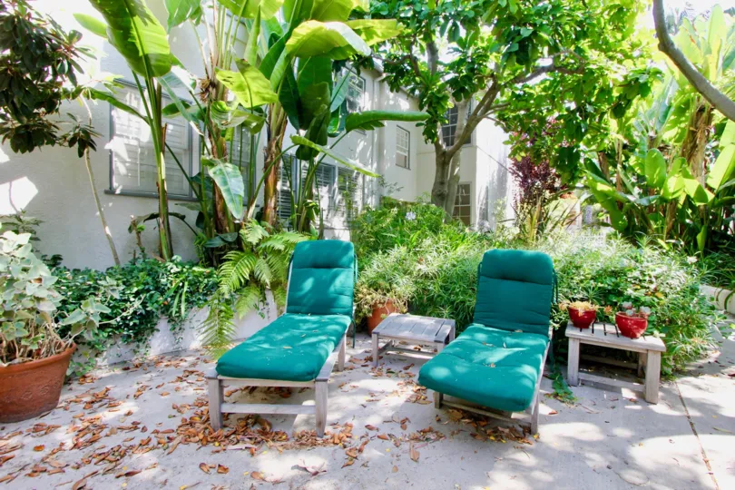 A best house to relax in sun in Yale streer Santa Monica California