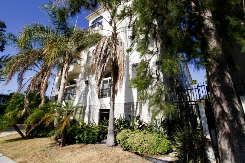 The landscaping seen at 13260 Landale St in Sherman Oaks