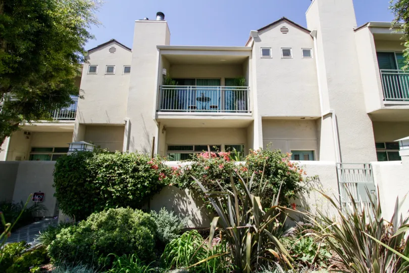 The balconies seen at 14101 Dickens St in Sherman Oaks
