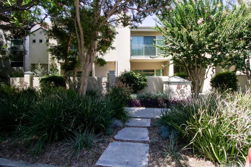 The sidewalk through 14101 Dickens St
