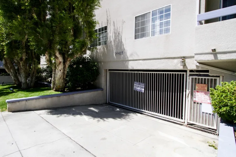 The parking for 14415 Benefit St