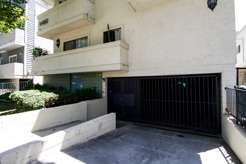 The parking for 14450 Benefit St