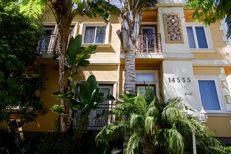 The balcony seen at 14535 Margate St