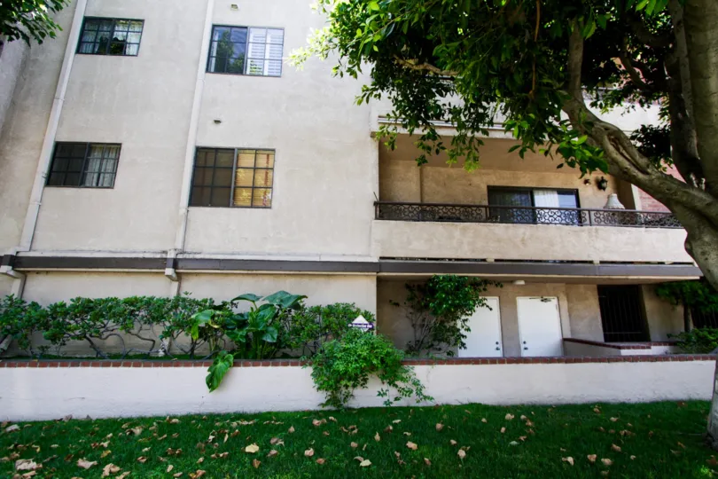 The landscaping around 14600 Dickens st