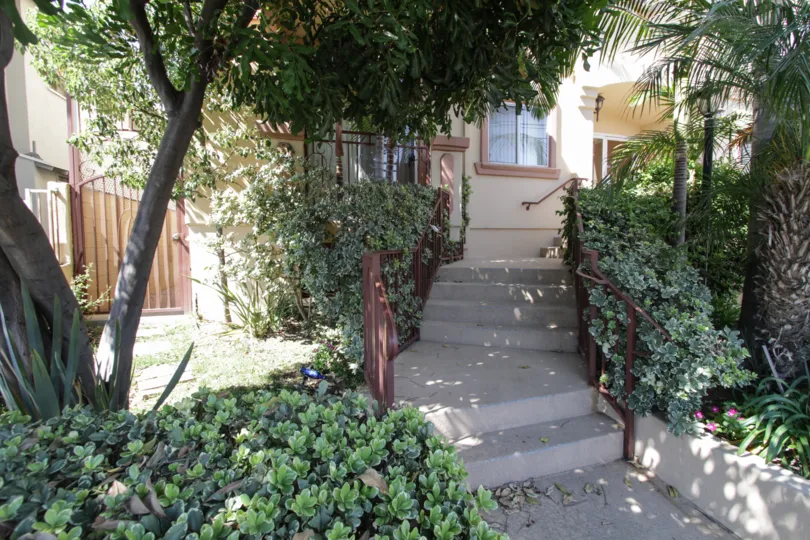 The stairs up to 14819 Magnolia Blvd