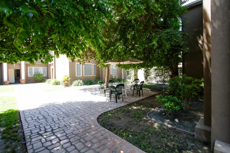 The patio seen at 15032 Dickens St in Sherman Oaks