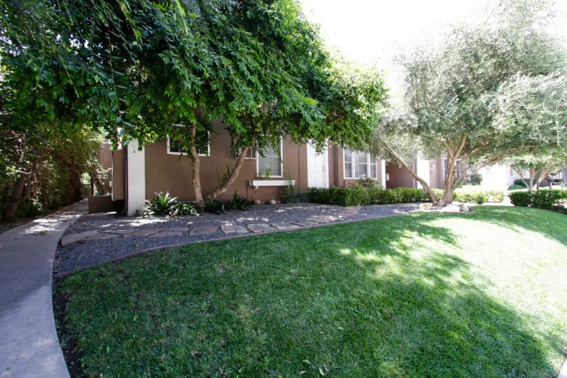 The landscaping seen at 15032 Dickens St in Sherman Oaks