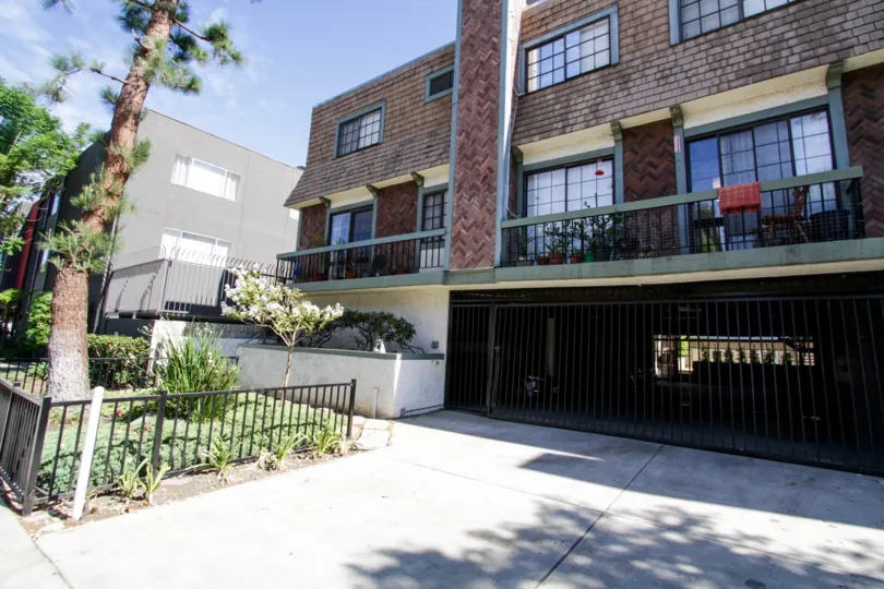 The driveway into 15322 Weddington St