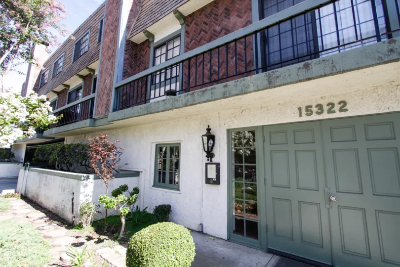 The balconies seen at 15322 Weddington St