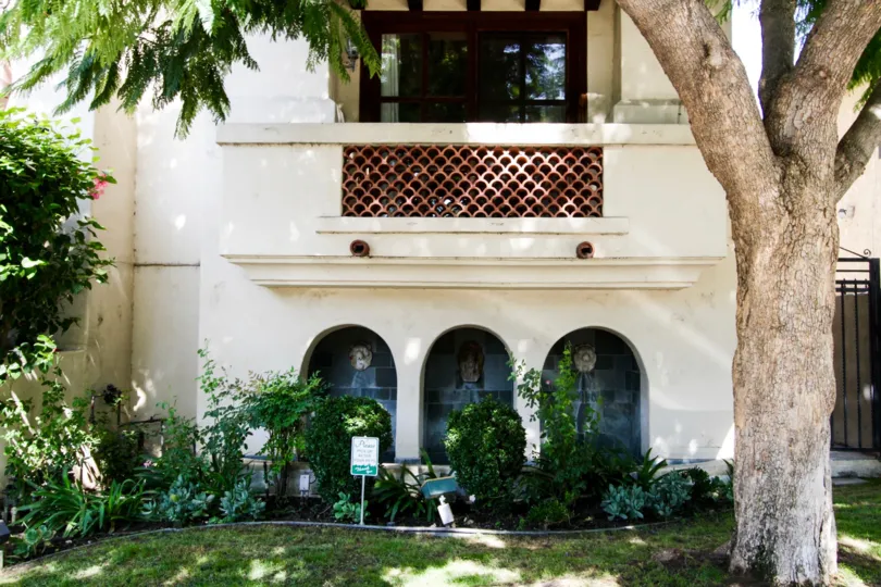 The balconies at 4360 Ventura Canyon Ave in Sherman Oaks