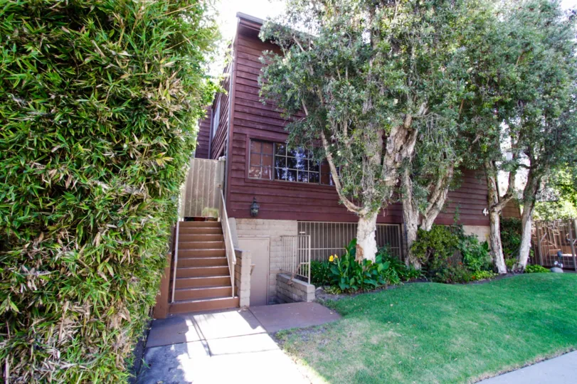 The stairs up to 4455 Fulton Ave in Sherman Oaks
