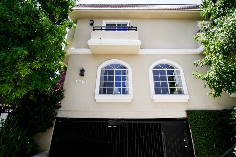 The balcony at 4461 Vista Del Monte Ave