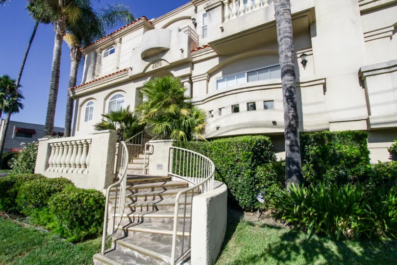 The stairs leading upt o 4970 Kester Ave