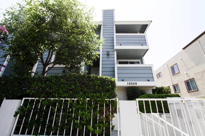 The address written on the Burbank Townhomes
