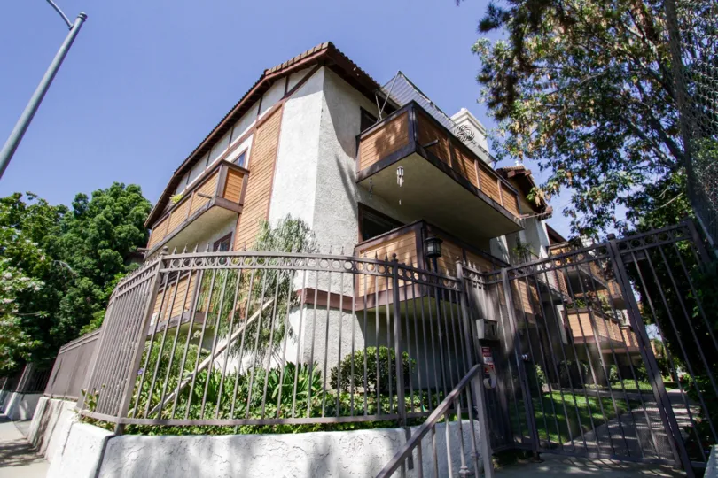 The balconies seen at Cameron Court in Sherman Oaks