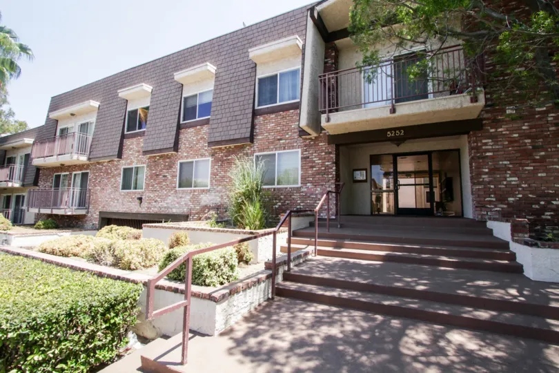 The stairs up to Canyon Wood Villas