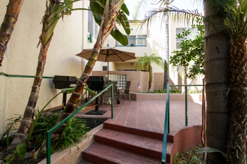 The patio seen at Chandler Park Village