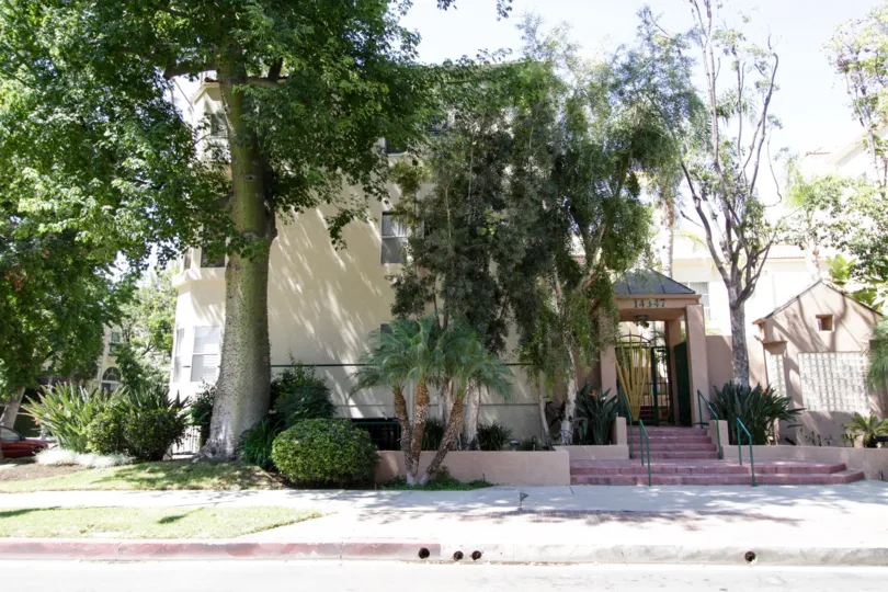 The landscaping at Chandler Park Village in Sherman Oaks