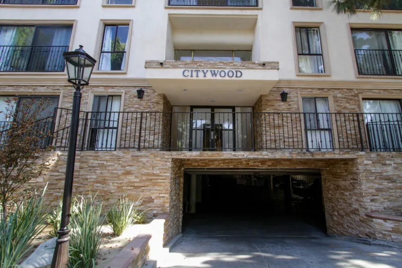 The parking at Citywood Condominiums in Sherman Oaks