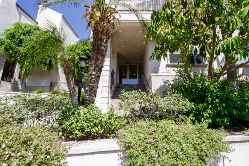 The entrance into Colbath Townhomes