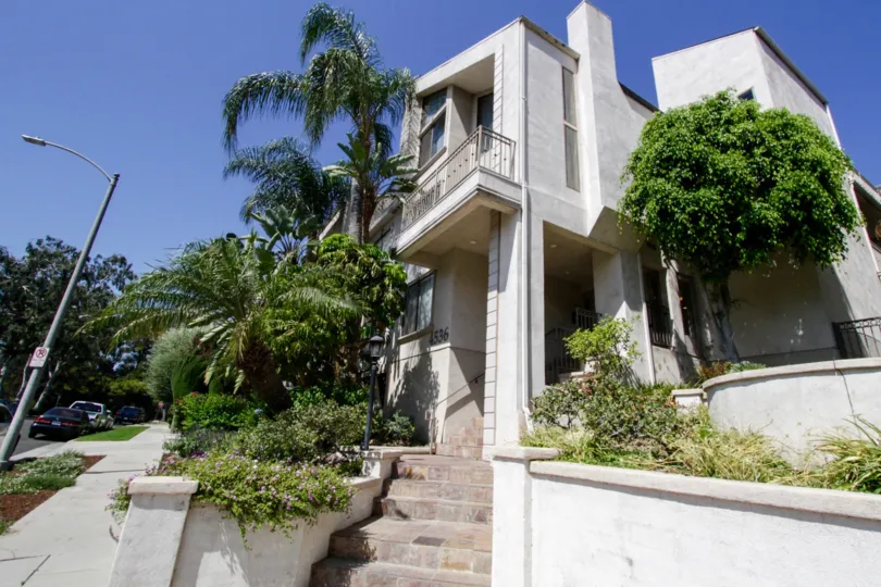 The stairs at Colbath Townhomes Ave