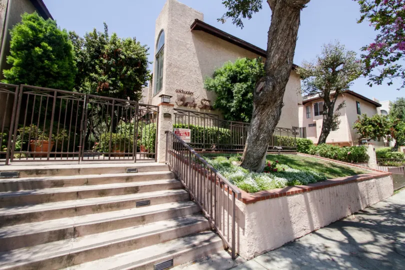 The trees that are around Coldwater Garden Terrace in Sherman Oaks