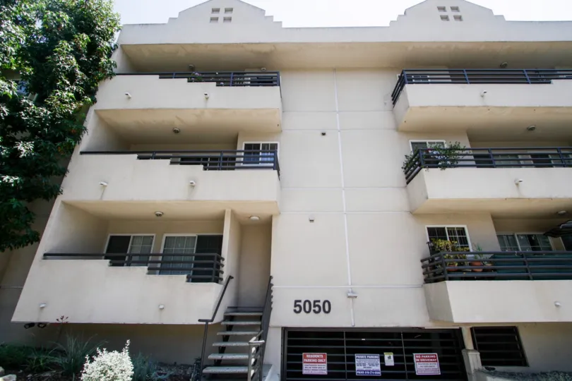 The balconies at Coldwater Place in Sherman Oaks