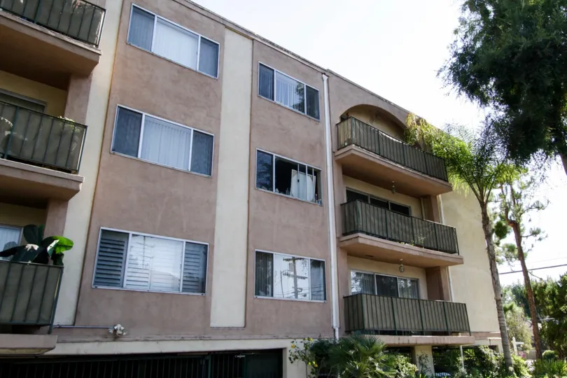 The balconies at Consulate in Sherman Oaks