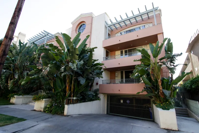 The balconies at Continental at Sherman Oaks located in Sherman Oaks