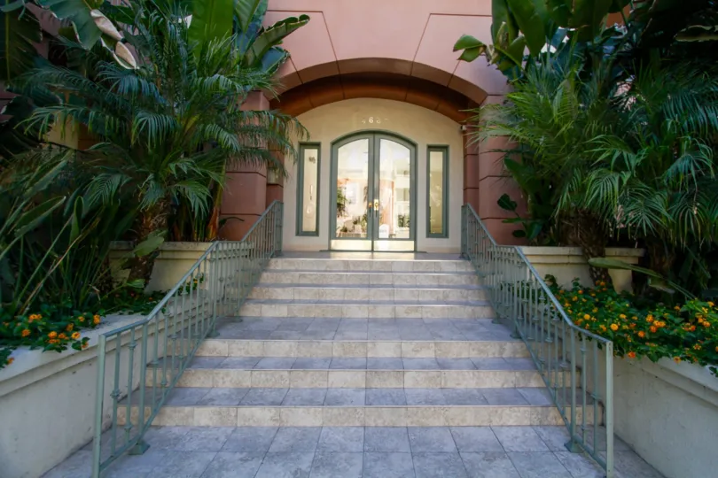 The entrance at Continental at Sherman Oaks