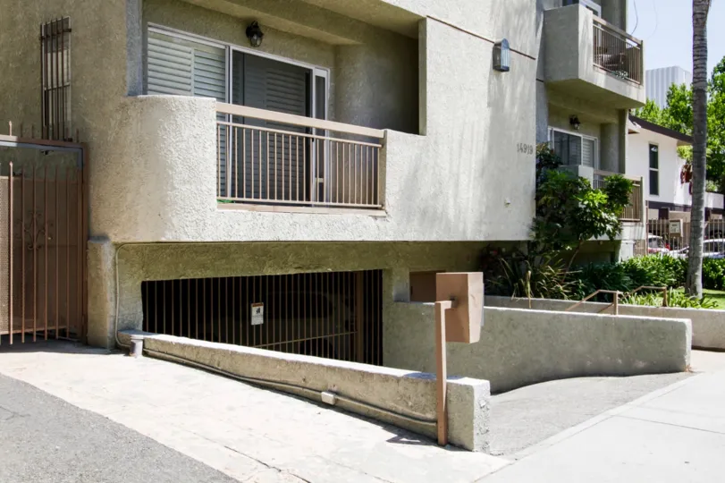 The balconies at Dickens Condos in Sherman Oaks