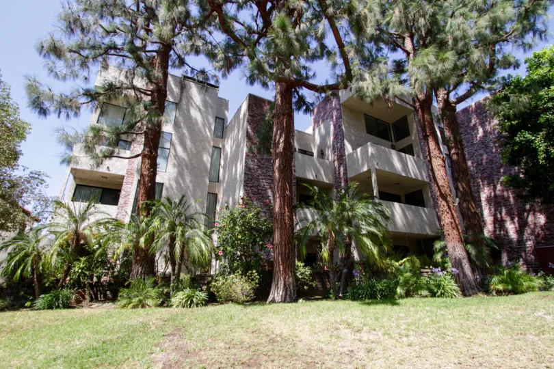 The yard in front of Dickens Green in Sherman Oaks