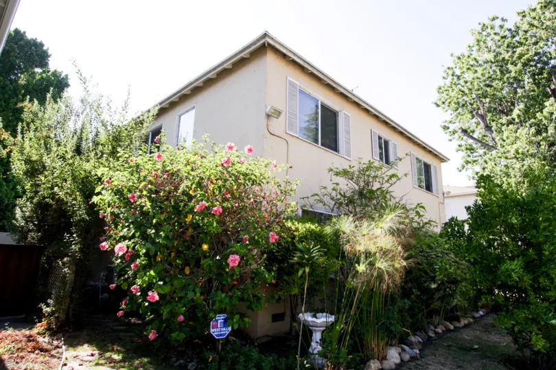 The landscaping at the Fulton Manor in Sherman Oaks