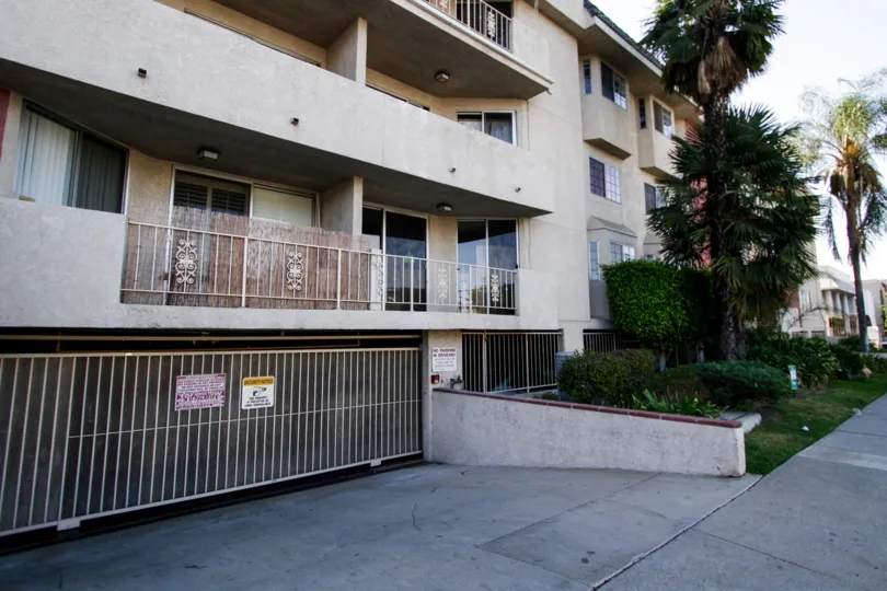 The parking for Golden Palms