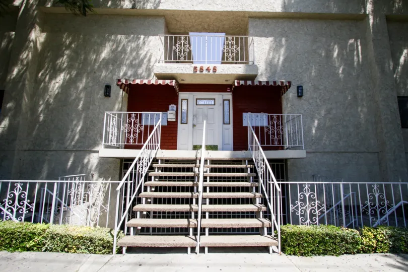 The stairs up to the Hazeltine in Sherman Oaks