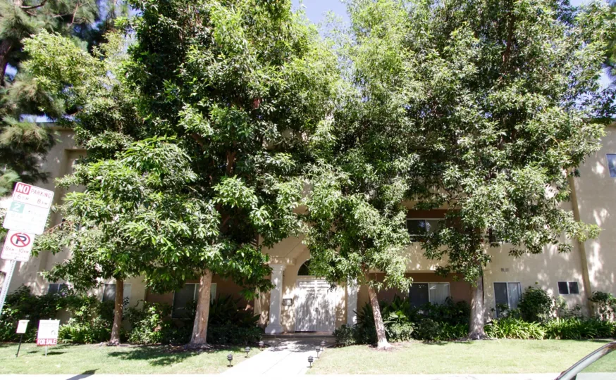 The landscaping that is seen around the Imperial House in Sherman Oaks
