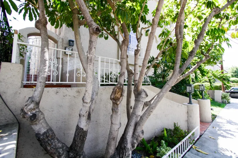The landscaping for Landmark Villas