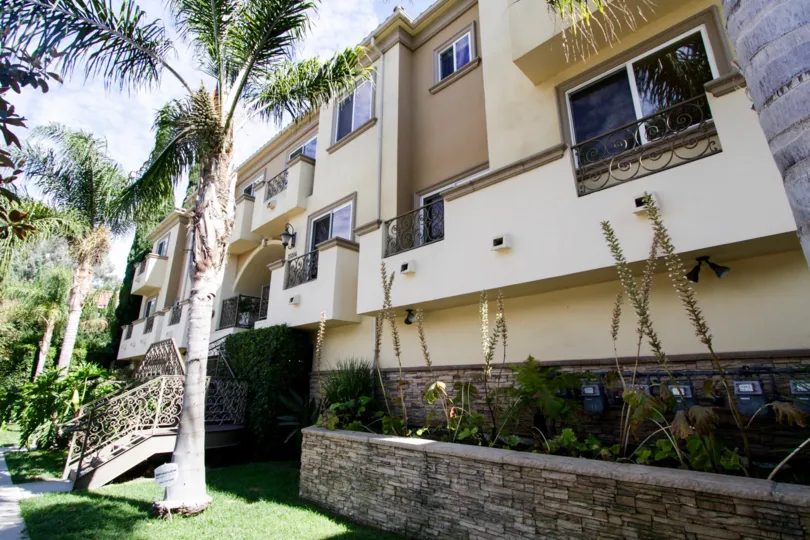 The balconies that are seen at Magnolia Terrace in Sherman Oaks