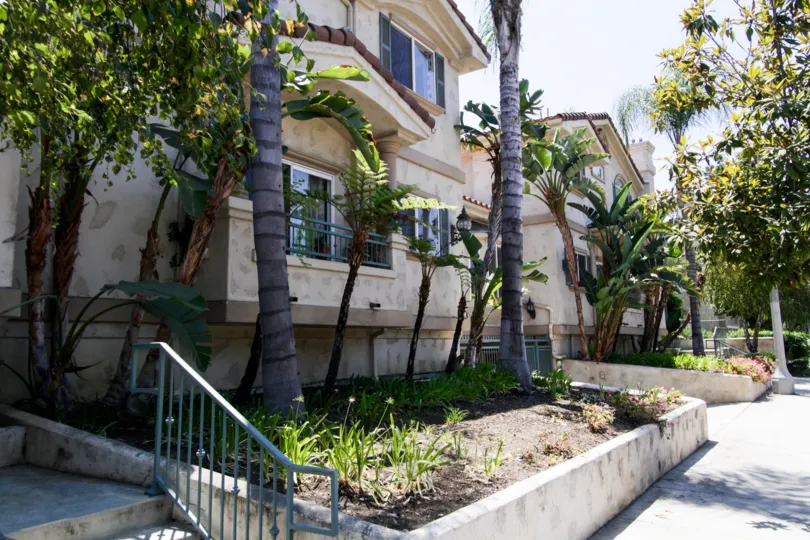 The landscaping around Magnolia Villas in Sherman Oaks