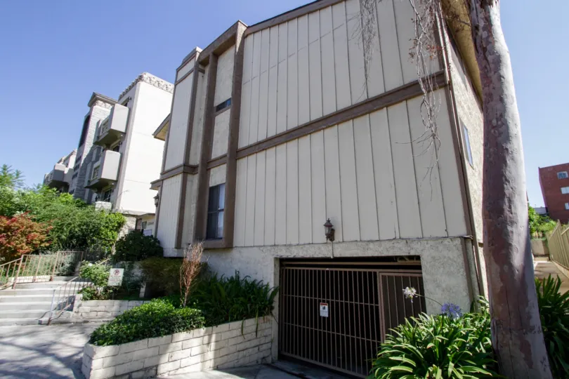 The parking for Moorpark Manor in Sherman Oaks