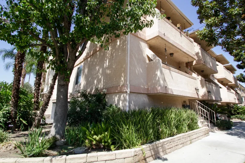 The landscaping around Murietta Terrace
