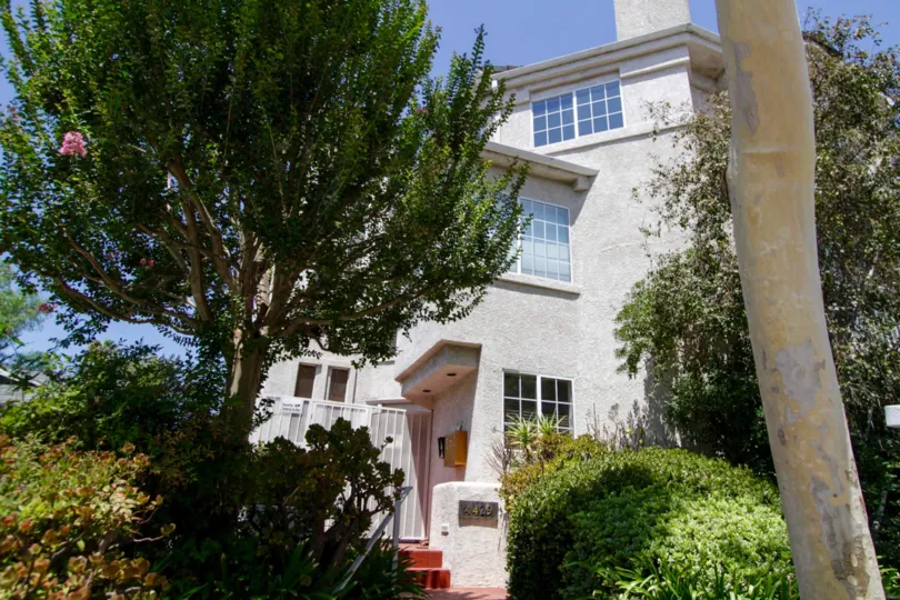 The entrance into the Noble House in Sherman Oaks